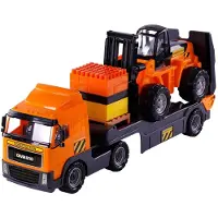 Cavallino - Camion avec remorque et chariot élévateur, échelle 1:16