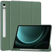Techsuit Flex Trifold (with Pencil Holder) (Samsung Galaxy Tab S9 FE), Étui pour tablette, Vert