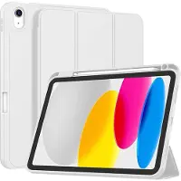Techsuit - Flex Trifold (with Pencil Holder) - iPad 10 (2022) 10.9 / 11 (2025) - Gray (Apple iPad Air 11 2025), Étui pour tablette, Gris