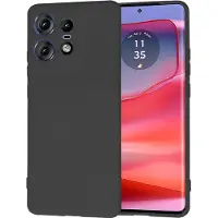 Techsuit - SoftFlex - Motorola Edge 50 Pro - Black (Motorola Edge 50 Pro), Coque pour téléphone portable, Noir