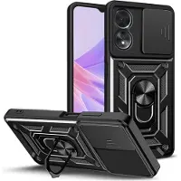 Techsuit - CamShield Series - Oppo A58 5G / A78 5G - Black (Oppo A78 5G), Coque pour téléphone portable, Noir