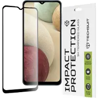 Techsuit Full Cover Protection d'écran contre les chocs pour Samsung Galaxy A02/A12/A32 5G/M12 - Noir