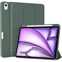 Techsuit - Flex Trifold (with Pencil Holder) - iiPad Air 11 (2024) / Air 11 (2025) - Green (Apple iPad Air 11 2024, Apple iPad Air 11 2025, Apple iPad Air 11 2026), Étui pour tablette, Vert