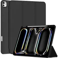 Techsuit Flex Trifold (Apple iPad Pro 13 2024, Apple iPad Pro 13 2025), Étui pour tablette, Noir