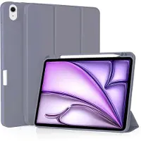 Techsuit - Flex Trifold (with Pencil Holder) - iPad Air 11 (2024) / Air 11 (2025) - Purple (Apple iPad Air 11 2024, Apple iPad Air 11 2025), Étui pour tablette, Violet