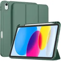 Techsuit - Flex Trifold (with Pencil Holder) - iPad 10 (2022) 10.9 / 11 (2025) - Green (Apple iPad Air 11 2025), Étui pour tablette, Vert