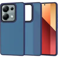 Techsuit - HaloFrost Series - Xiaomi Redmi Note 13 Pro 4G / Poco M6 Pro 4G- Deep Blue (Xiaomi Redmi Note 13 Pro 4G), Coque pour téléphone portable, Bleu