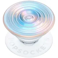 PopSockets PopGrip Premium Ripple Bleu opalescent, Support pour smartphone, Multicolore