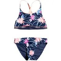 Roxy Splendid Crop Bikini Bleu 14 Years Fille