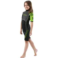 SCUBAPRO Rebel 2 Mm Junior Short Sleeve Shorty Noir 2XS Enfants