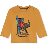 Timberland T-shirt enfant TEE-SHIRT MANCHES LONGUES T60253 garcons - Jaune - 9 mois
