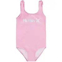 Hurley Shoulder Tie Swimsuit Rose 14-15 Years Fille