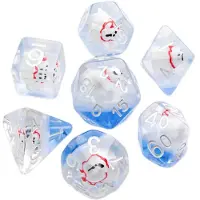 GameGenic Set de 7 Dés Jdr - Embraced Series : Polar Bear