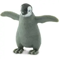 Safari Ltd Emperor Penguin Chicks Good Luck Minis Figure Gris From 3 Years