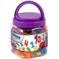 Miniland Magnetic Numbers 162 Units Multicolore Enfants
