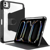 Techsuit - Crystal Vision - iPad Pro 11 (2024) - Black (Apple iPad Pro 11 2024), Étui pour tablette, Noir