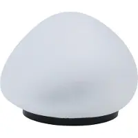 Lumisky Lampe solaire décorative galet LED blanc SOLENZARA 16cm