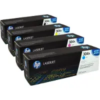 HP 4 toner CC530A-CC533A 304A multipack BK C M Y 4 couleurs (C, CF, M, Y)