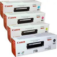 Canon 4 toners 718 Multipack BK C M Y 4 couleurs (C, CF, M, Y)
