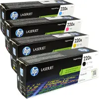 HP 4 toner W2200A-W2203A 220A multipack K C M Y 4 couleurs (C, CF, M, Y)