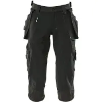Mascot Advanced 17049 Hanging Pockets 3/4 Pants Noir 56