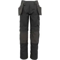 Mascot Industry 10131 Hanging Pockets Big Work Pants Gris 56 / 32 Homme,Femme