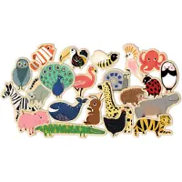 Djeco Jeu de magnets Animaux du monde entier,