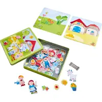 Haba Boîte de jeu magnétique La ferme de Peter et Pauline
