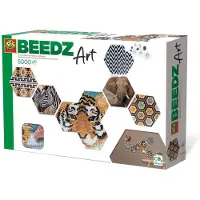 SES Creative Beedz Art - Hex Tiles Safari