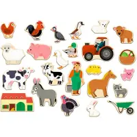 Djeco Jeu d'aimants « La ferme »,
