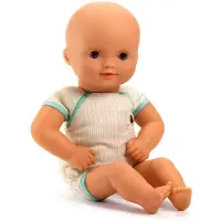 Djeco Poupée bébé Baby Green,