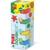SES Creative Pâte à Modeler - 4x90 g - Pur - - UneTaille - Pâte à Modeler
