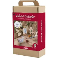 Creotime Calendrier de l'Avent Cadeaux créatifs Dessin Kit de bricolage Noël