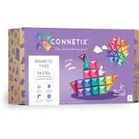 Connetix Ensemble d'aimants - 64 Parties - Pastel Starter Pack - - UneTaille - Jouets Magnétiques