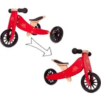 Kinderfeets Vélo Enfant Kinderfeets Tiny Tot Cherry Red