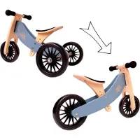 Kinderfeets Vélo Enfant Kinderfeets Tiny Tot Plus Gris Bleu