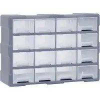 vidaXL -Organisateur avec 16 petites boîtes 52x16x37 cm