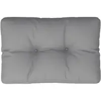 vidaXL Coussin de palette gris 60x40x12 cm tissu