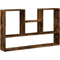 vidaXL Étagère murale chêne fumé 99x15x60 cm bois d'ingénierie