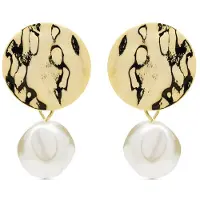 Luxenter Boucles D'oreilles Luxenter Anndas Finies En Or Jaune 18k