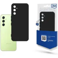 3MK Etui pour Samsung Galaxy A34 5G de la série Matt Case - noir (Samsung Galaxy A34 5G), Coque pour téléphone portable, Noir