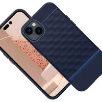 Spigen Ology Parallax Mag Iphone 14 Plus15 Plus 6.7 Midnight Acs04928 Phone Case Clair