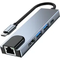 Tech-Protect Adaptateur V3-Hub 5In1 Gris