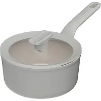 Berghoff Poêle en acier avec couvercle, 18 cm, 2 L, Moonmist, Aluminium recyclé - | Leo Line
