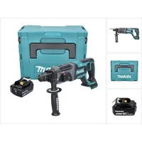 Makita DHR 241 F1J 18 V Li-Ion Perforateur-Burineur sans fil SDS-Plus + Boîtier Makpac + 1x Batterie BL 1830 3,0 Ah - sans Chargeur