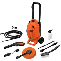 Black & Decker Nettoyeur Haute Pression BLACK+DECKER BEPW1700KIT-QS - 1700W - 125 bar - Kit Terrasse