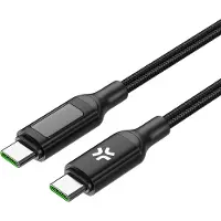 Celly USBCUSBC100WLED câble USB 2 m USB C Noir