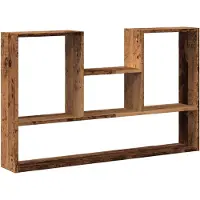 vidaXL Étagère murale vieux bois 99x15x60 cm bois d'ingénierie