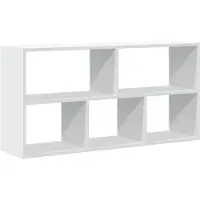 vidaXL Étagère murale blanc 100x25x50 cm bois d'ingénierie