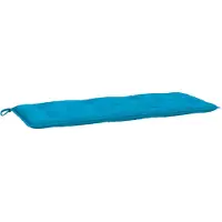 vidaXL Coussin pour banc de jardin bleu clair 120x50x7 cm tissu Oxford